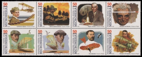 Mikronesien 1993 - Mi-Nr. 302-309 ** - MNH - Flugzeuge / Airplanes