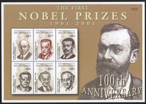 Mikronesien 2001 - Mi-Nr. 1242-1247 ** - MNH - Nobel-Preisträger