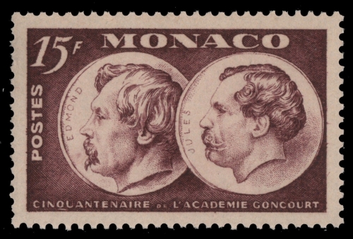 Monaco 1951 - Mi-Nr. 428 ** - MNH - E. & J. Goncourt