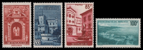 Monaco 1959 - Mi-Nr. 618-621 ** - MNH - Ansichten