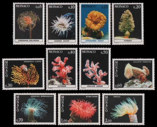 Monaco 1980 - Mi-Nr. 1449-1459 ** - MNH - Meeresfauna / Marine life