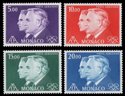 Monaco 1982 - Mi-Nr. 1512-1515 ** - MNH - Rainier III & Prinz Albert