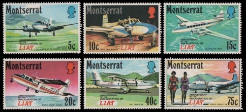 Montserrat 1971 - Mi-Nr. 267-272 ** - MNH - Flugzeuge / Airplanes