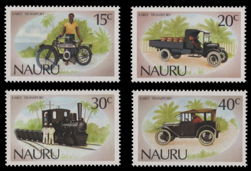 Nauru 1986 - Mi-Nr. 316-319 ** - MNH - Transportmittel / Transportation