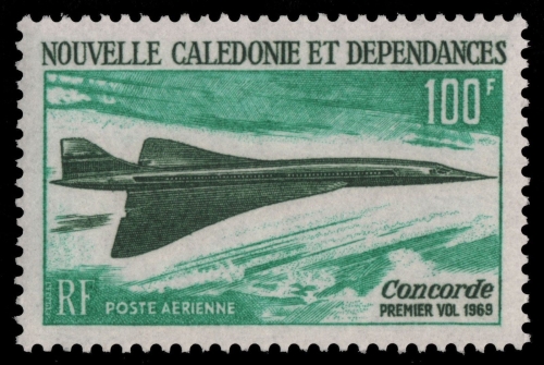 Neukaledonien 1969 - Mi-Nr. 465 ** - MNH - Flugzeug / Airplane - Concorde