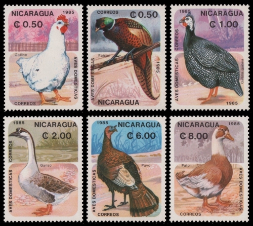Nicaragua 1985 - Mi-Nr. 2599-3604 ** - MNH - Bauernhoftiere / Farm animals