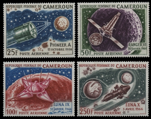 Kamerun 1967 - Mi-Nr. 502-505 ** - MNH - Raumfahrt / Space