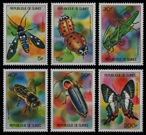 Guinea 1973 - Mi-Nr. 661-666 ** - MNH - Insekten / Insects