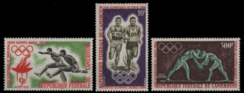 Kamerun 1964 - Mi-Nr. 410-412 ** - MNH - Olympia Tokio