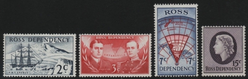 Ross-Gebiet 1967 - Mi-Nr. 5-8 ** - MNH - Freimarken / Definitives (I)