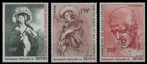 Benin 1977 - Mi-Nr. 106-108 ** - MNH - Gemälde / Paintings