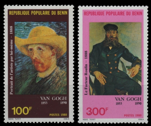 Benin 1980 - Mi-Nr. 251-252 ** - MNH - Gemälde / Paintings - van Gogh