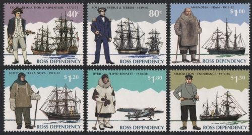 Ross-Gebiet 1995 - Mi-Nr. 32-37 ** - MNH - Schiffe / Ships