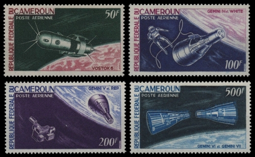 Kamerun 1966 - Mi-Nr. 449-452 ** - MNH - Raumfahrt / Space