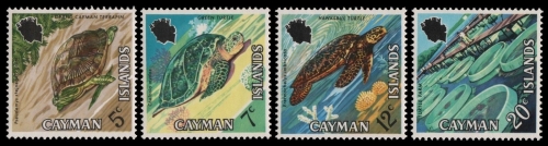 Kaiman-Inseln 1971 - Mi-Nr. 282-285 ** - MNH - Schildkröten / Turtles