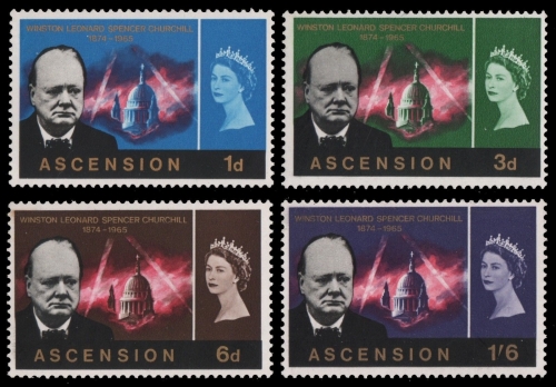 Ascension 1966 - Mi-Nr. 96-99 ** - MNH - Churchill