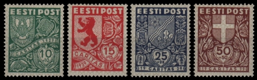Estland 1939 - Mi-Nr. 142-145 ** - MNH - Ühisabi IV