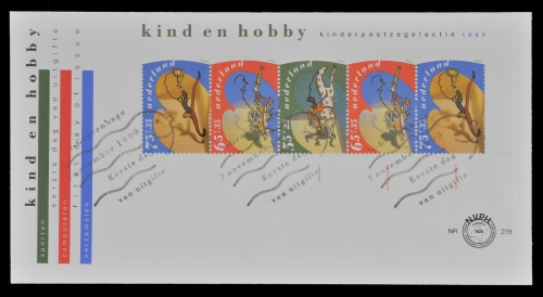 Niederlande 1990 - Mi-Nr. Block 34 - Für das Kind - FDC