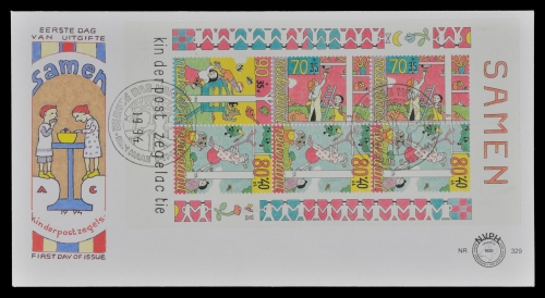 Niederlande 1994 - Mi-Nr. Block 42 - Für das Kind - FDC
