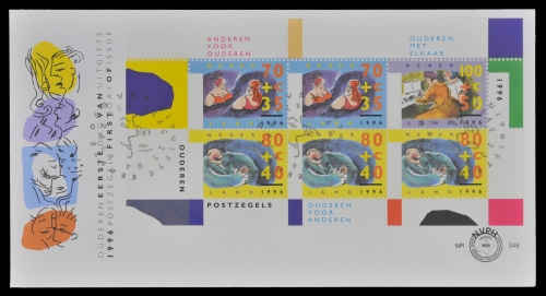 Niederlande 1996 - Mi-Nr. Block 48 - Sommermarken - FDC