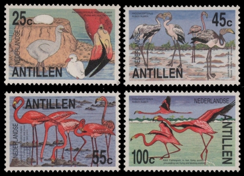 Niederländische Antillen 1985 - Mi-Nr. 545-548 ** - MNH - Vögel / Birds