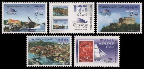 Niederländische Antillen 1999 - Mi-Nr. 1000-1004 ** - MNH - Schiffe / Ships
