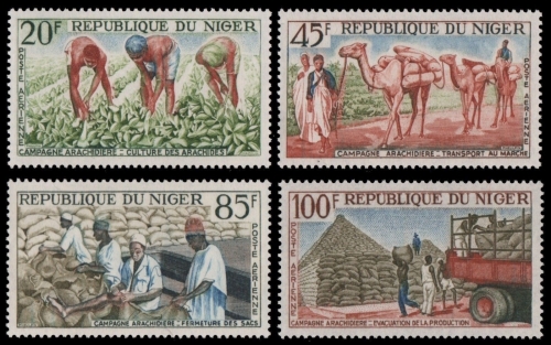 Niger 1963 - Mi-Nr. 53-56 ** - MNH - Landwirtschaft / Agriculture