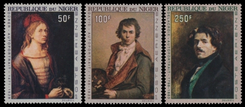 Niger 1967 - Mi-Nr. 146-148 ** - MNH - Gemälde / Paintings