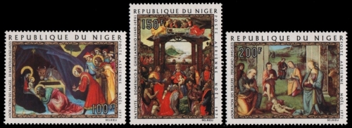 Niger 1971 - Mi-Nr. 312-314 ** - MNH - Gemälde / Paintings