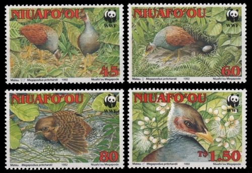 Niuafo'ou-Insel 1992 - Mi-Nr. 233-236 ** - MNH - Vögel / Birds