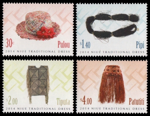 Niue 2014 - Mi-Nr. 1216-1219 ** - MNH - Trachten