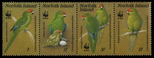 Norfolk-Insel 1987 - Mi-Nr. 421-424 ** - MNH - Vögel / Birds