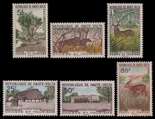 Obervolta 1962 - Mi-Nr. 102-107 ** - MNH - Wildtiere / Wild animals