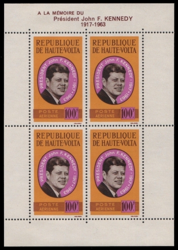 Obervolta 1964 - Mi-Nr. Block 2 ** - MNH - Kennedy