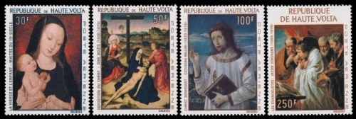 Obervolta 1967 - Mi-Nr. 222-225 ** - MNH - Gemälde / Paintings
