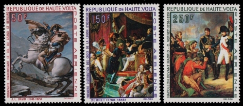 Obervolta 1969 - Mi-Nr. 269-271 ** - MNH - Gemälde / Paintings