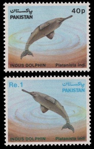 Pakistan 1982 - Mi-Nr. 569-570 ** - MNH - Delfine / Dolphins