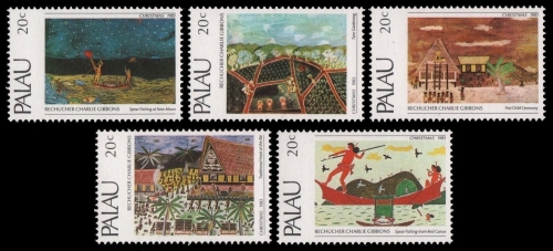 Palau 1983 - Mi-Nr. 24-28 ** - MNH - Weihnachten / X-mas