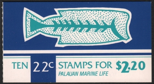 Palau 1985 - Mi-Nr. 75 D ** - MNH - Markenheft - Meeresleben / Marine life