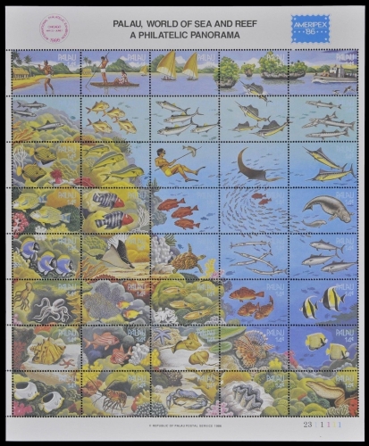 Palau 1986 - Mi-Nr. 106-145 ** - MNH - Meeresleben / Marine life