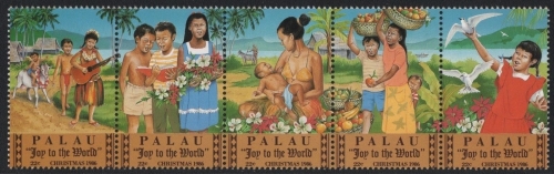 Palau 1986 - Mi-Nr. 163-167 ** - MNH - Weihnachten / X-mas