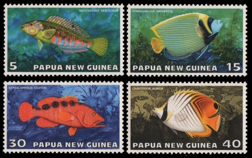 Papua-Neuguinea 1976 - Mi-Nr. 315-318 ** - MNH - Fische / Fish