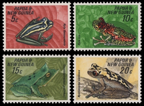 Papua-Neuguinea 1968 - Mi-Nr. 131-134 ** - MNH - Frösche / Frogs