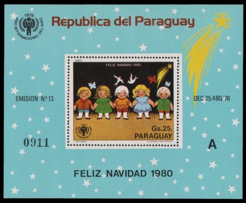 Paraguay 1980 - Mi-Nr. Block 355 ** - MNH - Weihnachten / X-mas