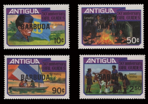 Barbuda 1981 - Mi-Nr. 594-597 ** - MNH - Pfadfinder / Scouts