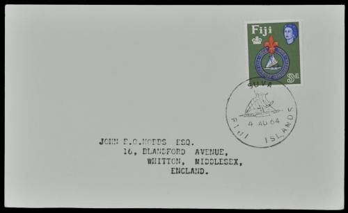 Fidschi 1964 - Mi-Nr. 178 - Karte - Pfadfinder / Scouts