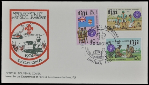 Fidschi 1974 - Mi-Nr. 324-326 - FDC - Pfadfinder / Scouts
