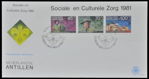 Niederländische Antillen 1981 - Mi-Nr. Block 17 - FDC - Pfadfinder / Scouts