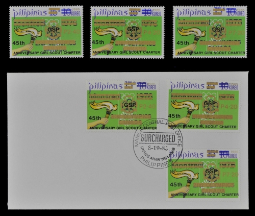 Philippinen 1985 - Mi-Nr. 1692-1694 ** - MNH - & auf FDC - Pfadfinder / Scouts