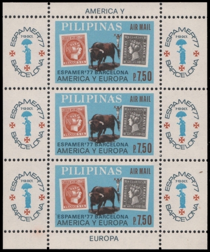Philippinen 1977 - Mi-Nr. Block 11 A ** - MNH - ESPAMER 77
